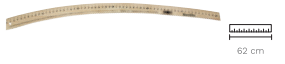 REGLA DE MADERA CURVA P/CORT/CONF.BARRIL 922643 RMC22