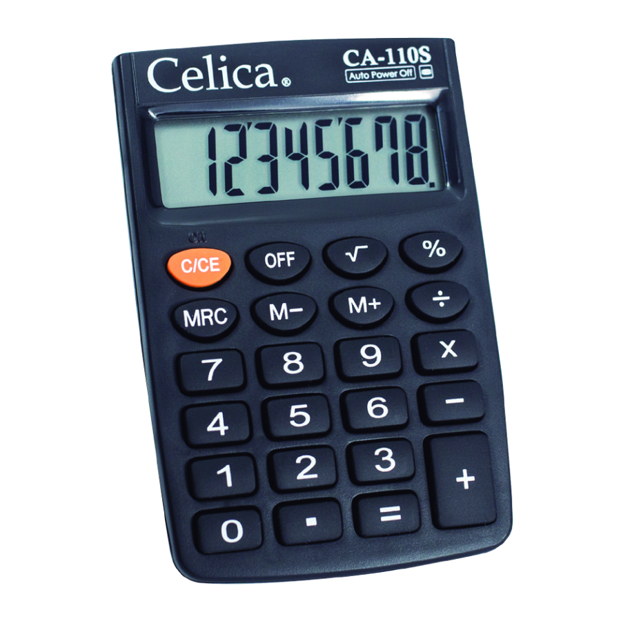 CALCULADORA BOLSILLO 8 DIG.CA-110S CELIC 312545