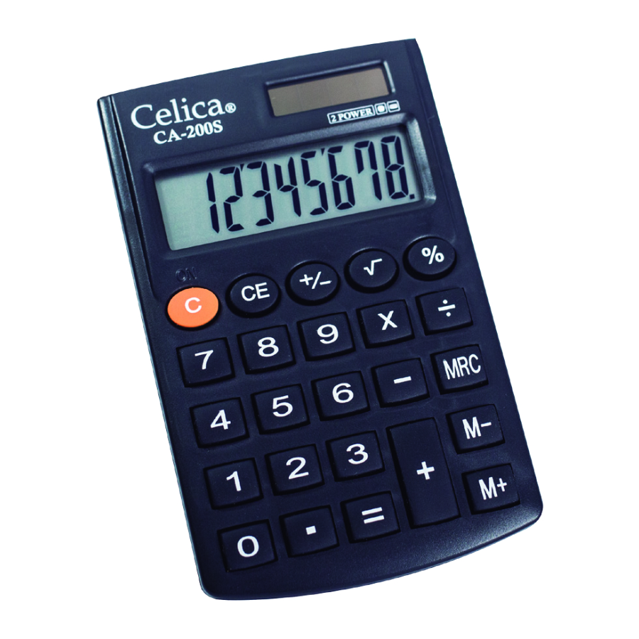 CALCULADORA BOLSILLO 8 DIG.CA-200SB CELI 312583 (CA-200S-BP)