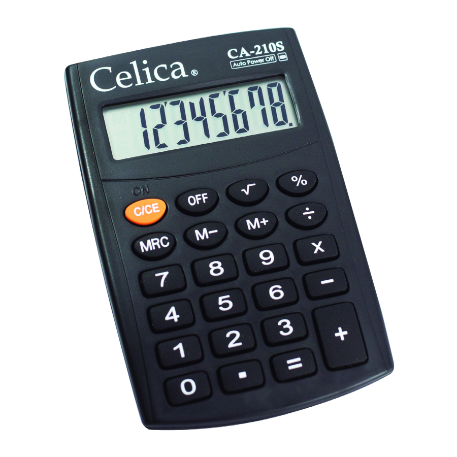 CALCULADORA BOLSILLO 8 DIG.CA-210S CELIC 312569