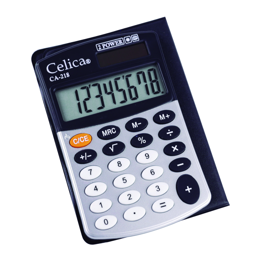CALCULADORA BOLSILLO 8 DIG.CA-218 CELICA 312156