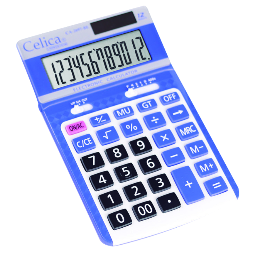 CALCULADORA ESCRIT.12 DIG.CA-2697BE CELI 312224 CELICA (AZUL)