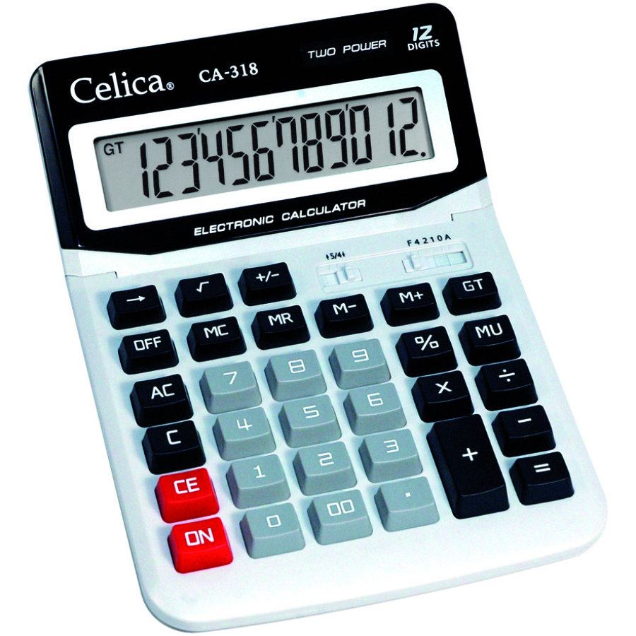 CALCULADORA ESCRIT.12 DIG. CA-318 CELICA 301778