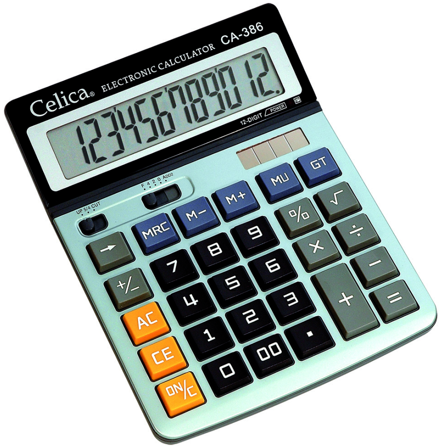 CALCULADORA ESCRIT.12 DIG. CA-386 CELICA 301662