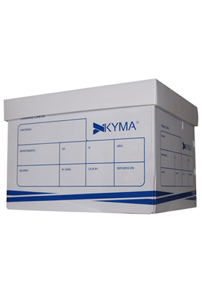 CAJA ARCHIVO PLASTICO T/O BCA       KYMA