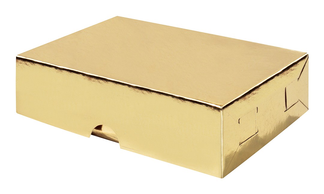 CAJA REG.LISA MED. ORO     METAL.P.ALTOS 371016 CJ202 24.5X18