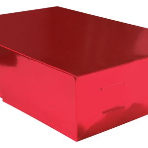 CAJA REG.LISA GDE. ROJO    METAL.P.ALTOS 371011 CJ301 34X23.5