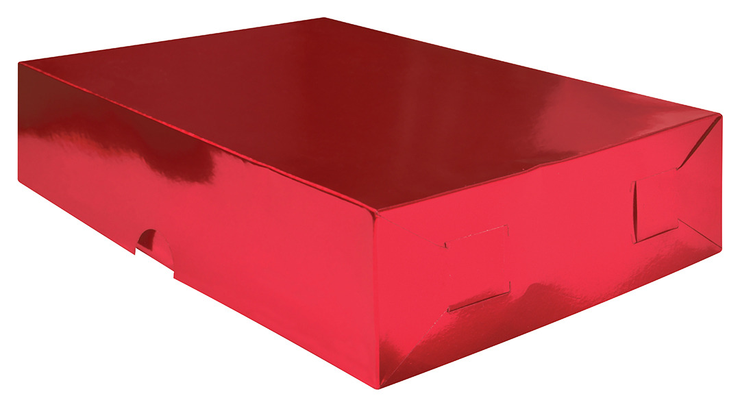 CAJA REG.LISA MED. ROJO    METAL.P.ALTOS 371019 CJ201 24.5X18