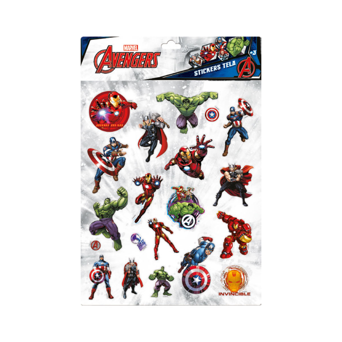 CALCOMANIA CHIC.INFLADOS AVENGERS  DIPAK 861509 7151011001