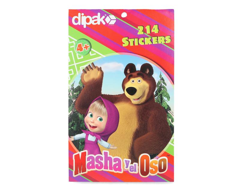 CALCOMANIA EN BLOCK MASHA Y EL OSO DIPAK 846124 6177017401