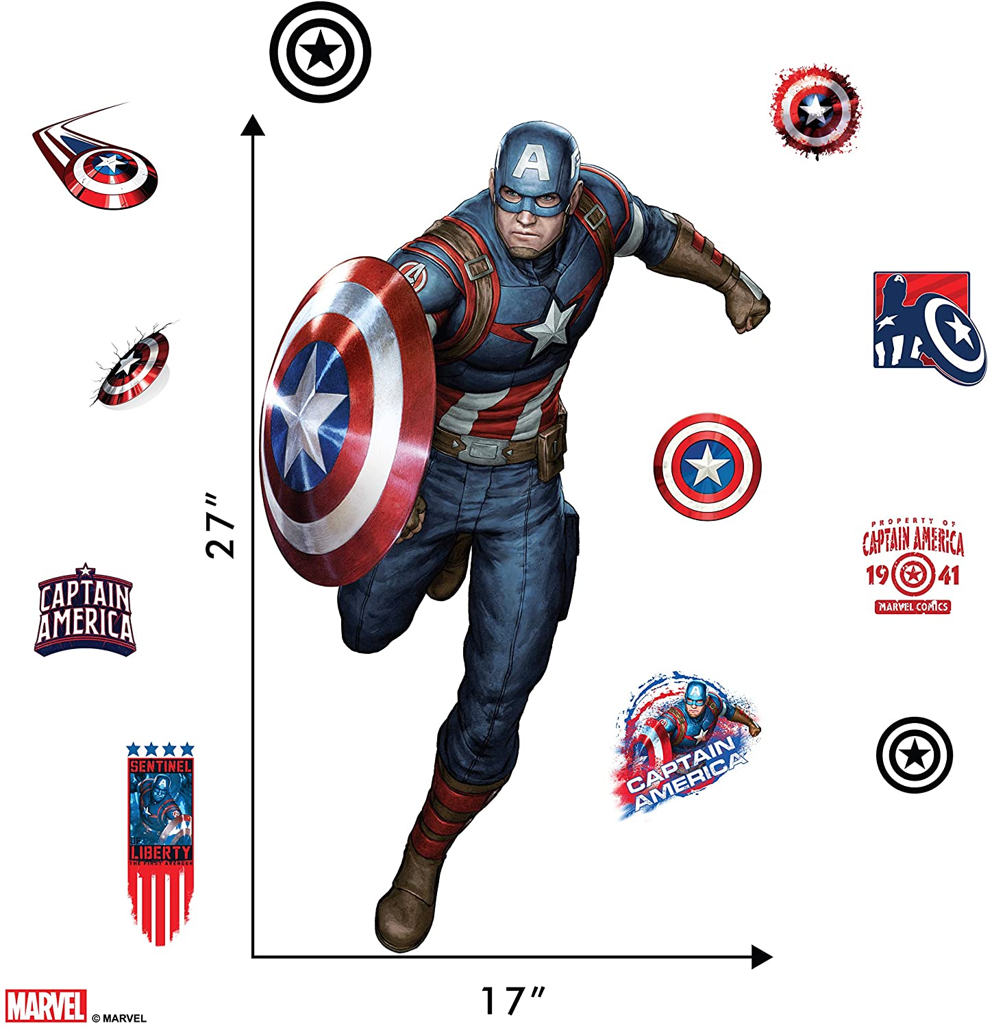 CALCOMANIA GRANDE 3D AVENGERS      DIPAK 876893 8170031001