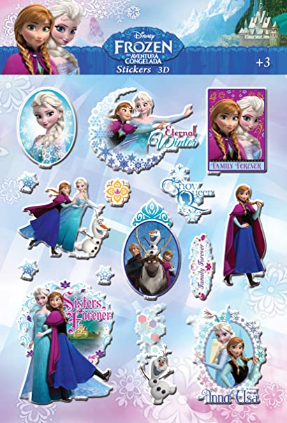 Z CALCOMANIA GRANDE 3D FROZEN        DIP 829172 4170011803 C/