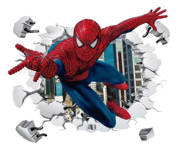 CALCOMANIA GRANDE 3D SPIDERMAN     DIPAK 876909 8170031002