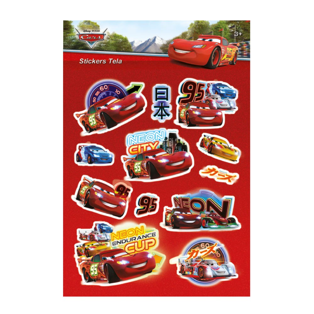 CALCOMANIA GRANDE TELA CARS        DIPAK 861530 7150011401 51