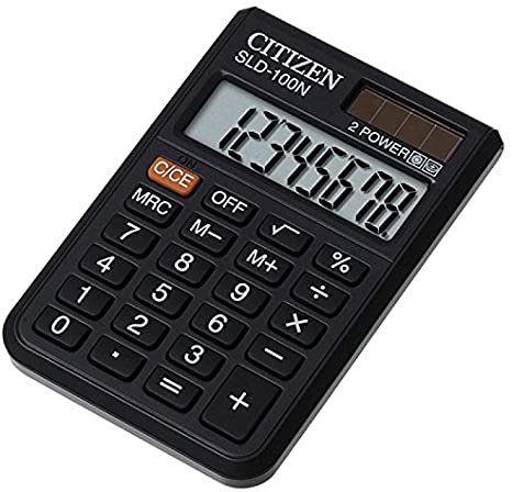 CALCULADORA BOLSILLO 8 DIG. SLD-100N     133896 133285 CITIZE