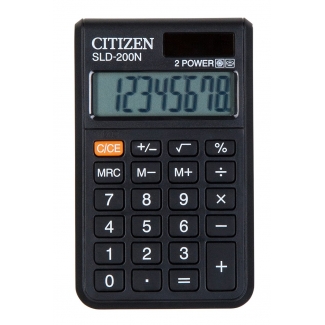 CALCULADORA BOLSILLO 8 DIG. SLD-200N     133339 CITIZEN PROD.