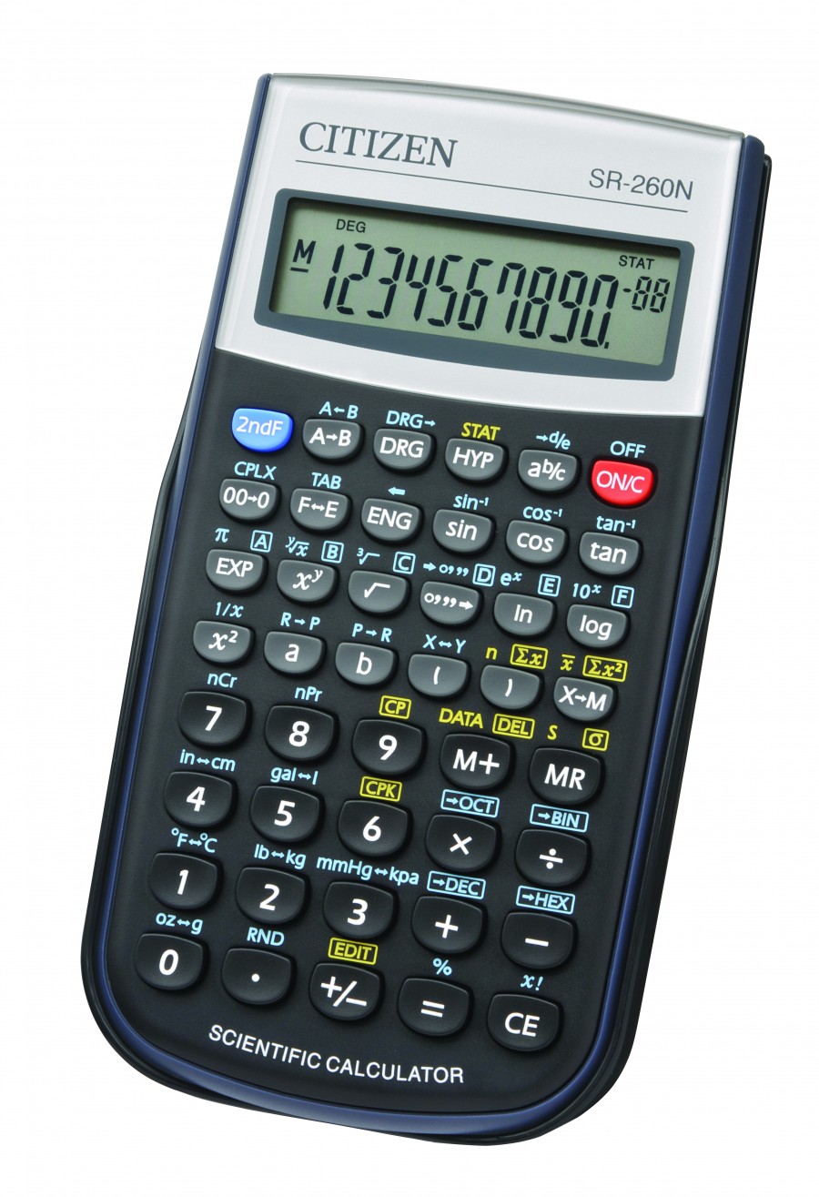 CALCULADORA CIENT. 10 DIG.SR260N CITIZEN 131694 131687 131670