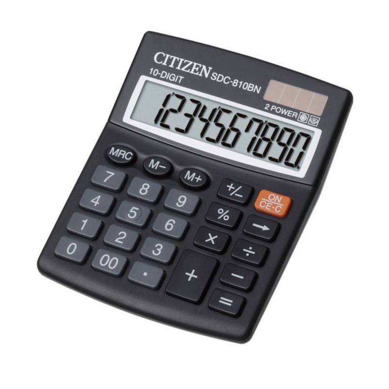 CALCULADORA ESCRIT.10 DIG. SDC-810BN     133315 CITIZEN PROD.