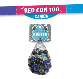 CANICA DE VIDRIO AGUITA C/100 #01  VACOR