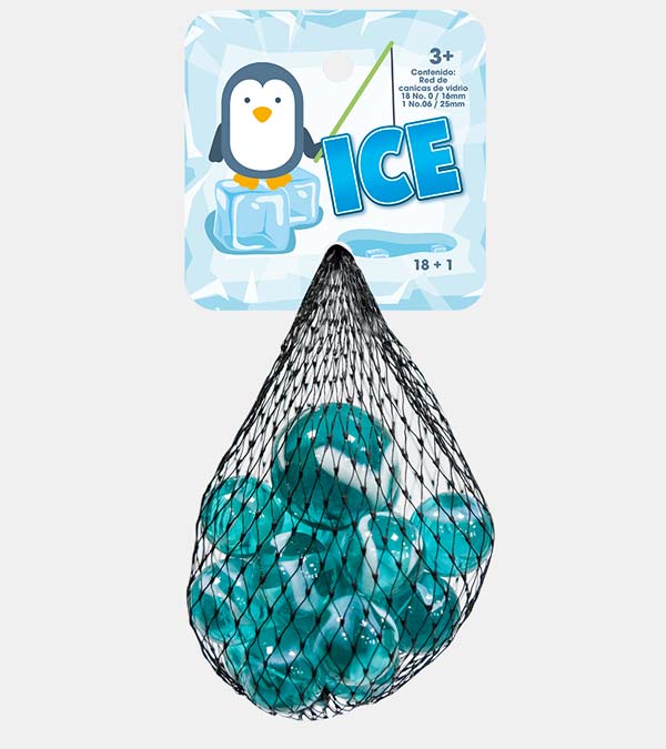 CANICA DE VIDRIO ICE    C/019 # 0  VACOR