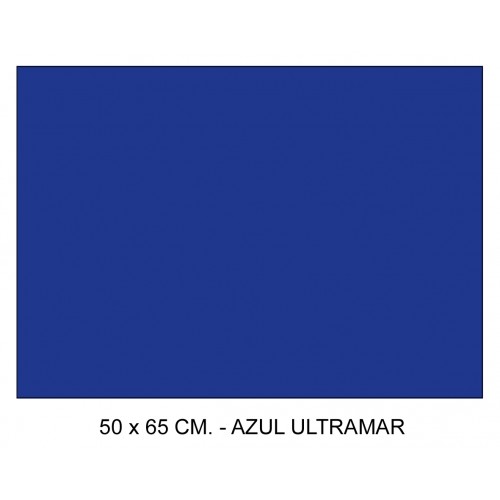 CARTULINA 50X65 IRIS AZUL ULTRAMAR SAIRA 510480 48