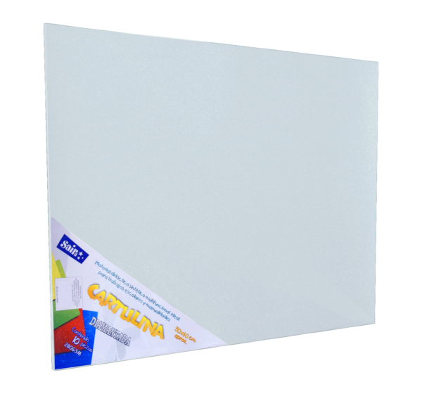 CARTULINA C/DIAMAN.50X60 C/10 BCO  SAIRA 060178 280GR BLANCO