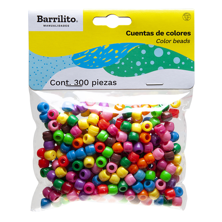 CUENTAS DE COLORES C/300 CC300 BARRILITO