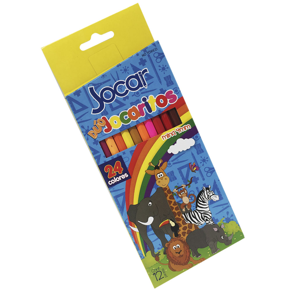 LAPIZ DE COLOR 12X24 LARGOS        JOCAR 632457 CJD