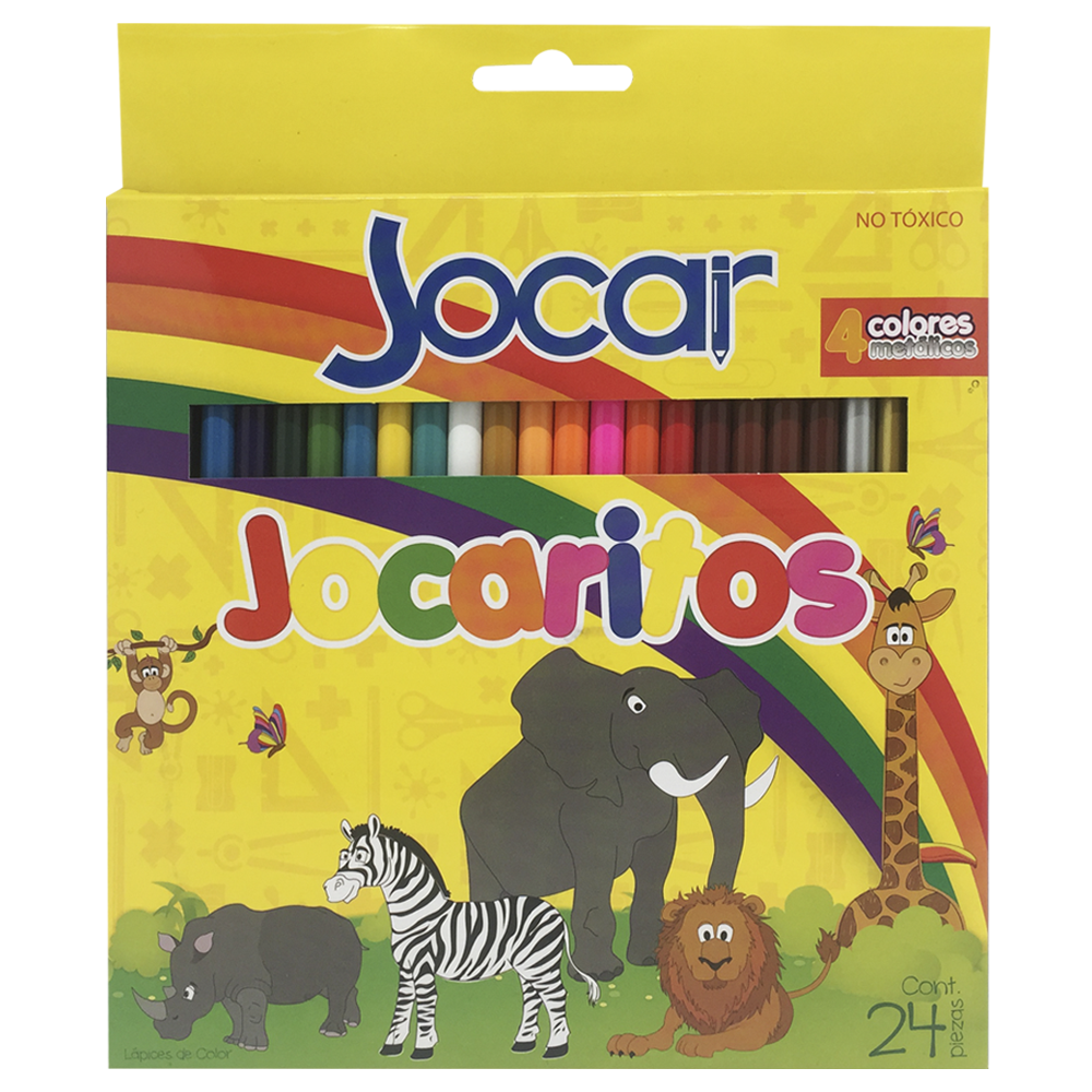 LAPIZ DE COLOR C/24 LARGOS         JOCAR 632440 CJL24 JOCARIT