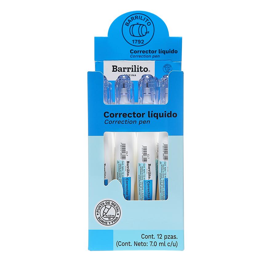 CORRECTOR LIQ.T/LAPIZ   7ML    BARRILIT0 986249 CL7