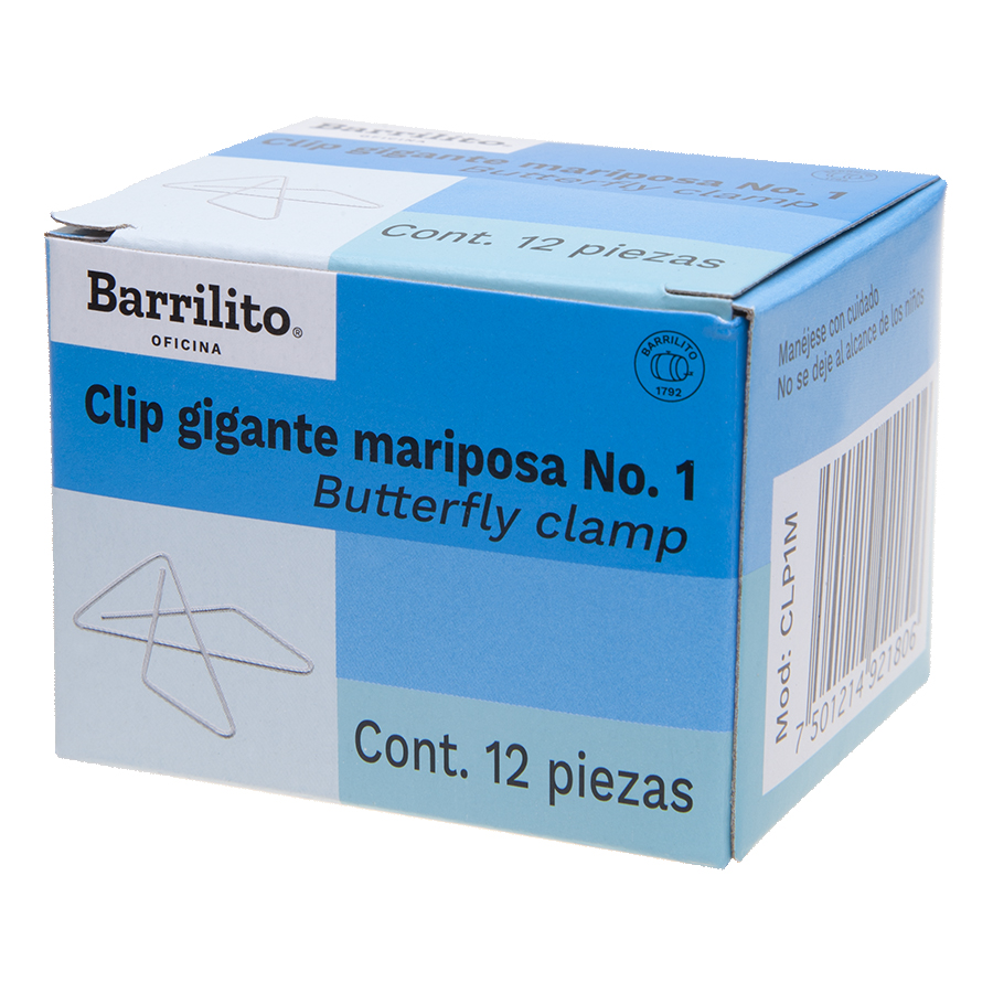 CLIP MARIPOSA/GIGANTE     #1 C/012  BARR
