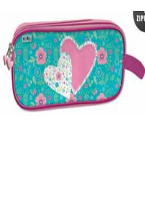 PORTA LAPIZ ESC.DE TELA CORAZ LOVE U-PAK 851968 7103015501 CO