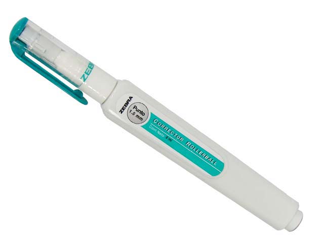 CORRECTOR LIQ.T/LAPIZ   8ML C/2+1  ZEBRA