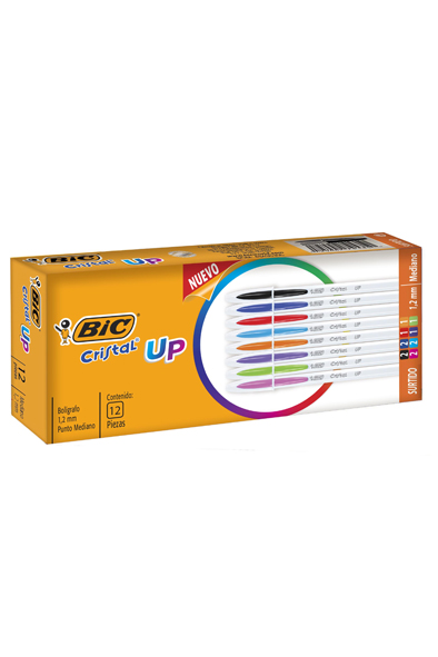 BOLIGRAFO MED. CRISTAL UP    C/12    BIC