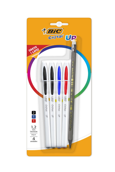 BOLIGRAFO MED. CRISTAL UP 4+1 LAPIZ  BIC