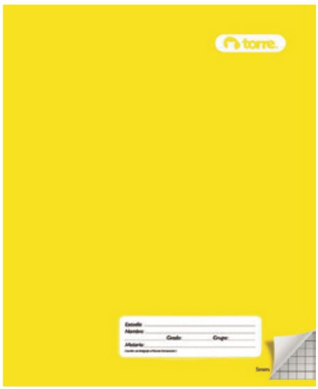 CUAD.COSIDO PROF RYA 100H C/FORRO  TORRE 974739 COLORES SURTI