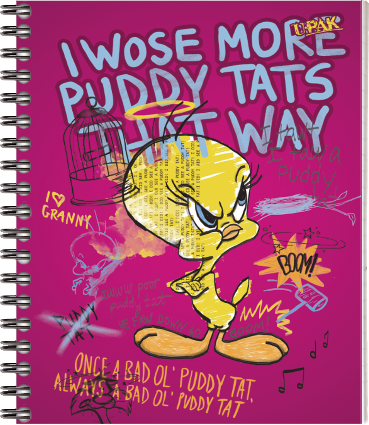CUAD.PROF. 90H LOONEY MOOD RYA SR  U-PAK 859278 7150592101 DO