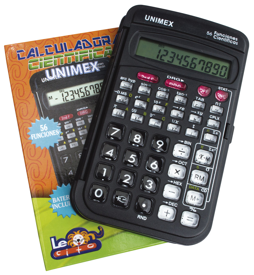 CALCULADORA CIENT. 10 DIG.        UNIMEX