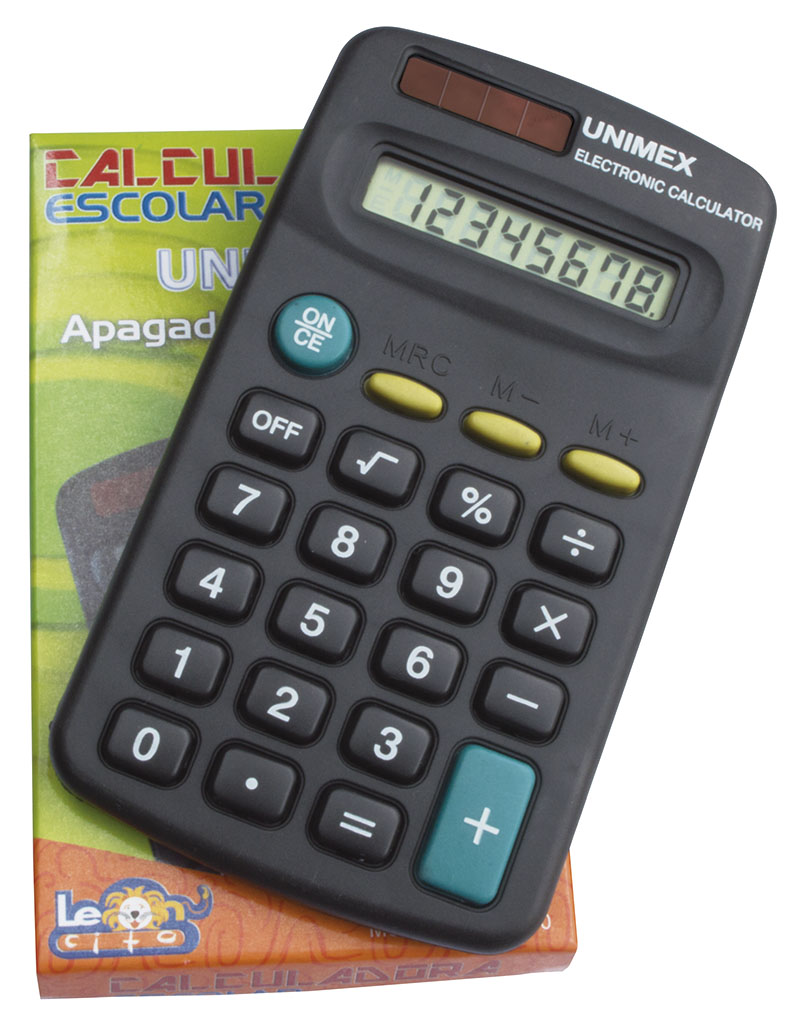 CALCULADORA BOLSILLO 8 DIG.UN15000 UNIME
