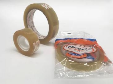 CINTA TRANSPARENTE 18X65 512356 OFFILAND (COLOR MIEL)