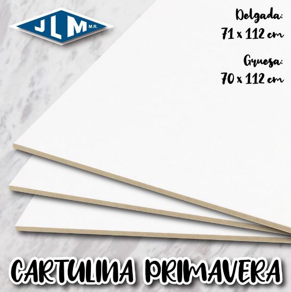 CARTULINA PRIMAVERA DELGADA 71X112       12120 11701 (610 KG)