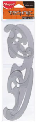 CURVA PISTOLA BURMESTER A.B.C.C/3  SILCO