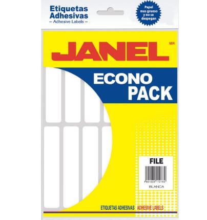 ETIQUETA ADHES. FILE  BCA. ECONO P.JANEL
