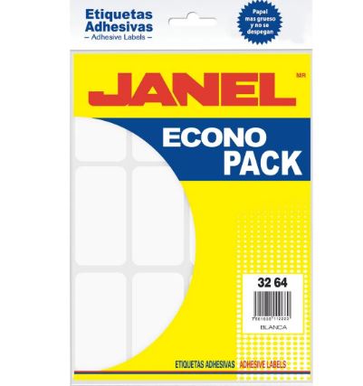 ETIQUETA ADHES. 32X64 BCA. ECONO P.JANEL