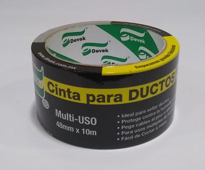 CINTA P/DUCTOS GRIS/PLATA 48X10    DEVEK