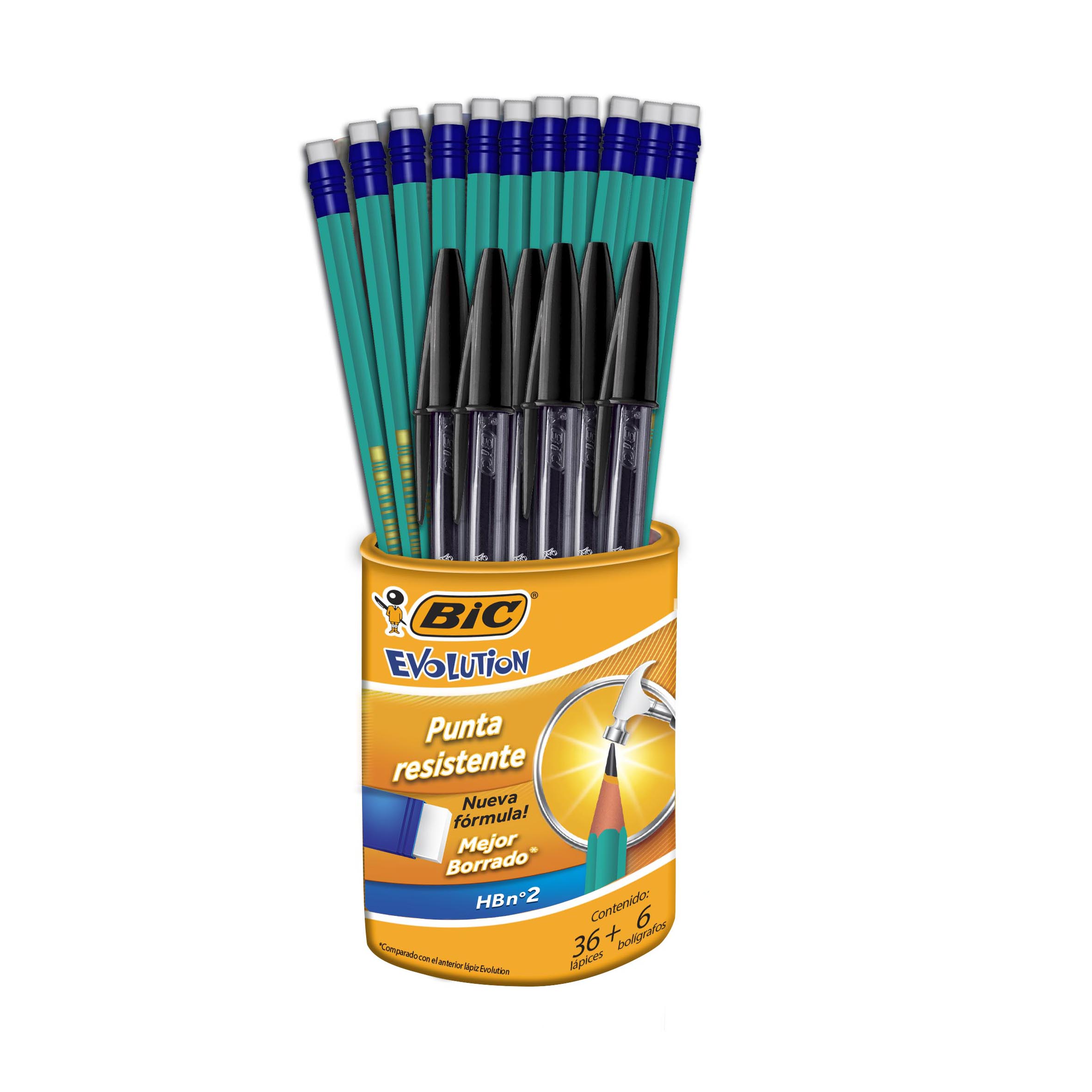 LAPIZ # 2   EVOLUTI.VDE    C/36+6BOL.BIC