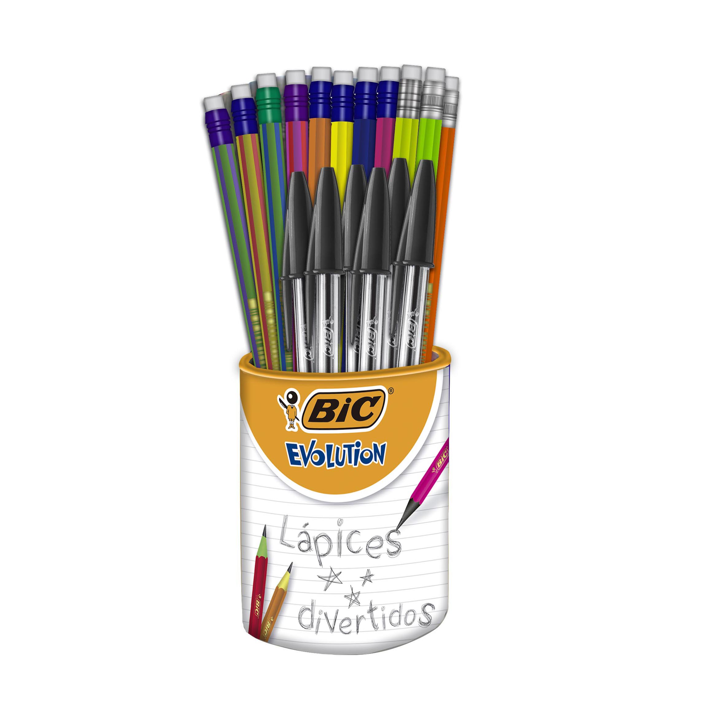 LAPIZ # 2   EVOLUTI.SURT.  C/36+6BOL.BIC