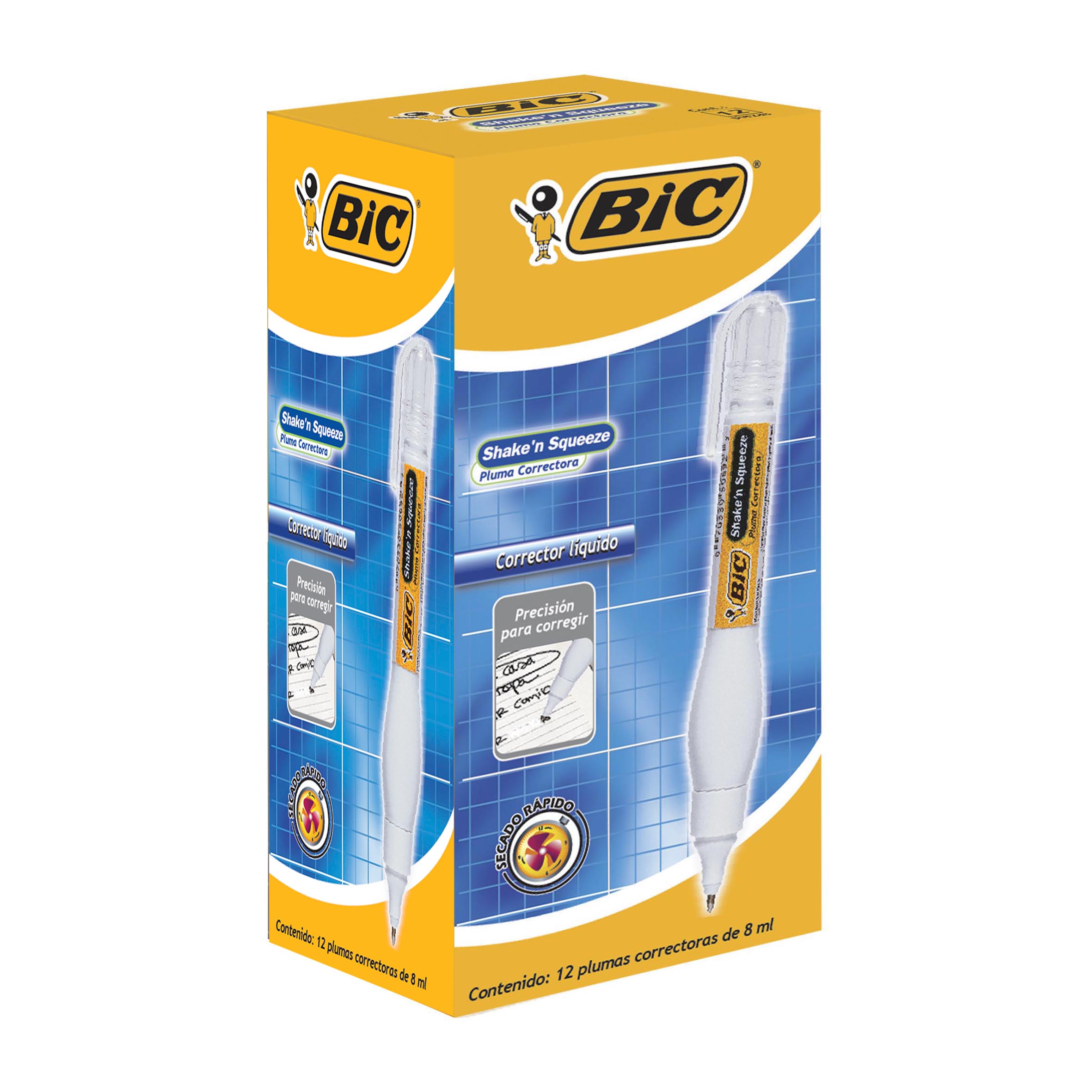 CORRECTOR LIQ.T/LAPIZ   8ML   C/12   BIC
