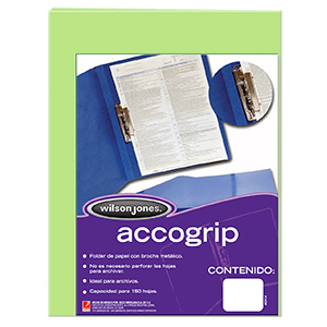 Z CARPETA C/PALANCA OFICIO VERDE CL   AC 009751 P0975