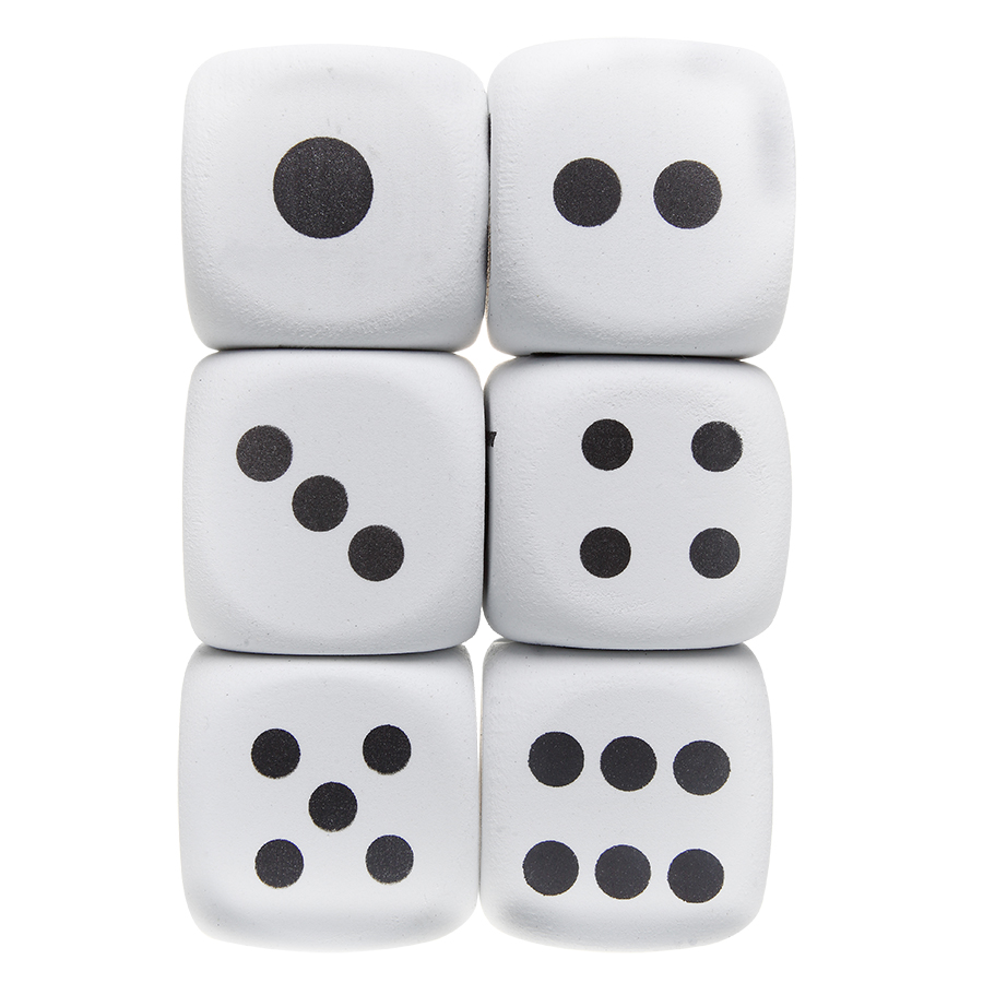 DADOS DE 50 MM BLANCO  (FOMI)  BARRILITO